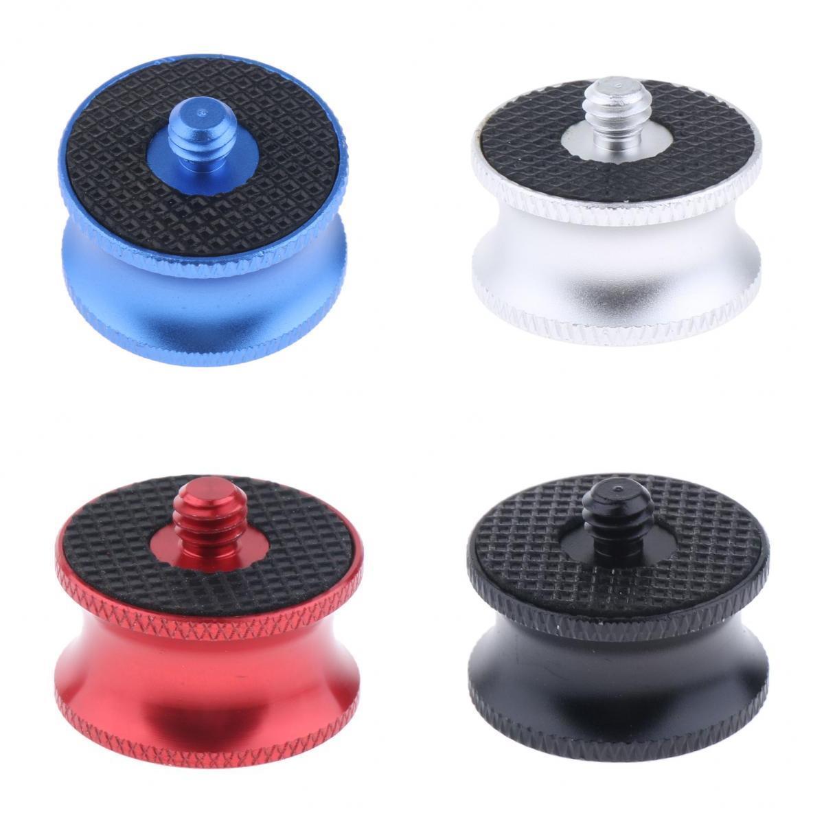 4Pieces 1/4 Male to 3/8" Female Adapter Converter for Tripod Monopod Camera"