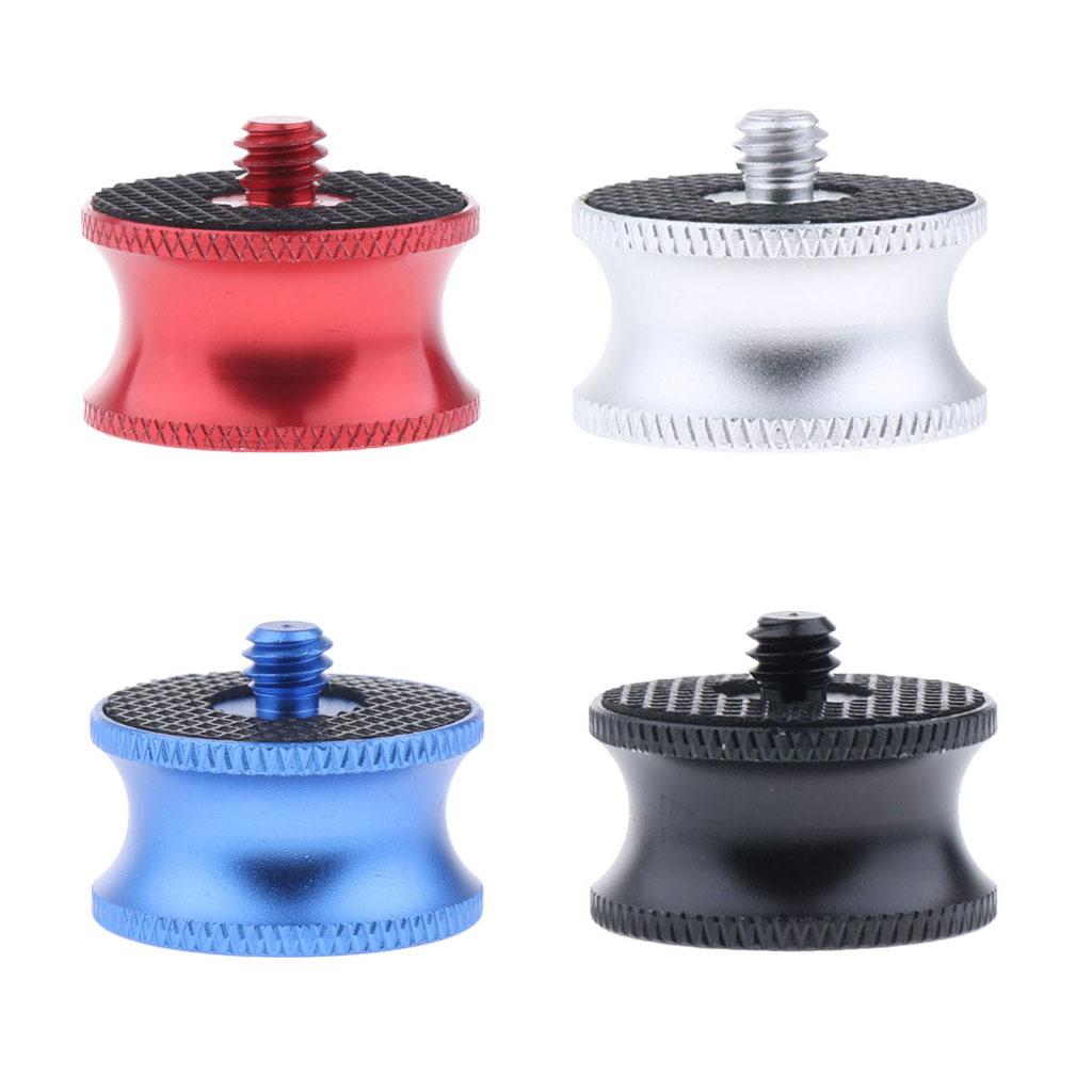 4Pieces 1/4 Male to 3/8" Female Adapter Converter for Tripod Monopod Camera"