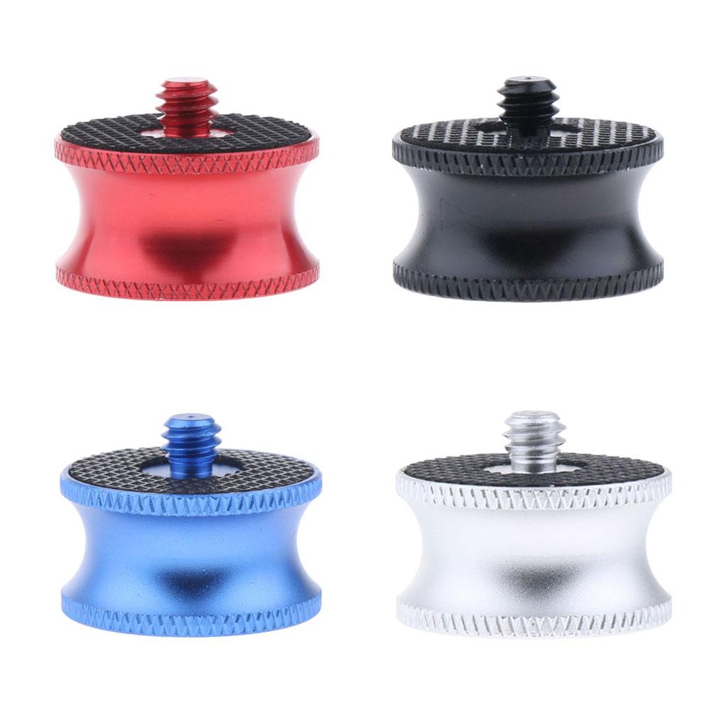4Pieces 1/4 Male to 3/8" Female Adapter Converter for Tripod Monopod Camera"