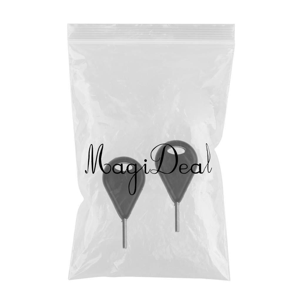 2Pcs Black Surfboard Fin Key Surf Board Longboard Surfing Board Accessories