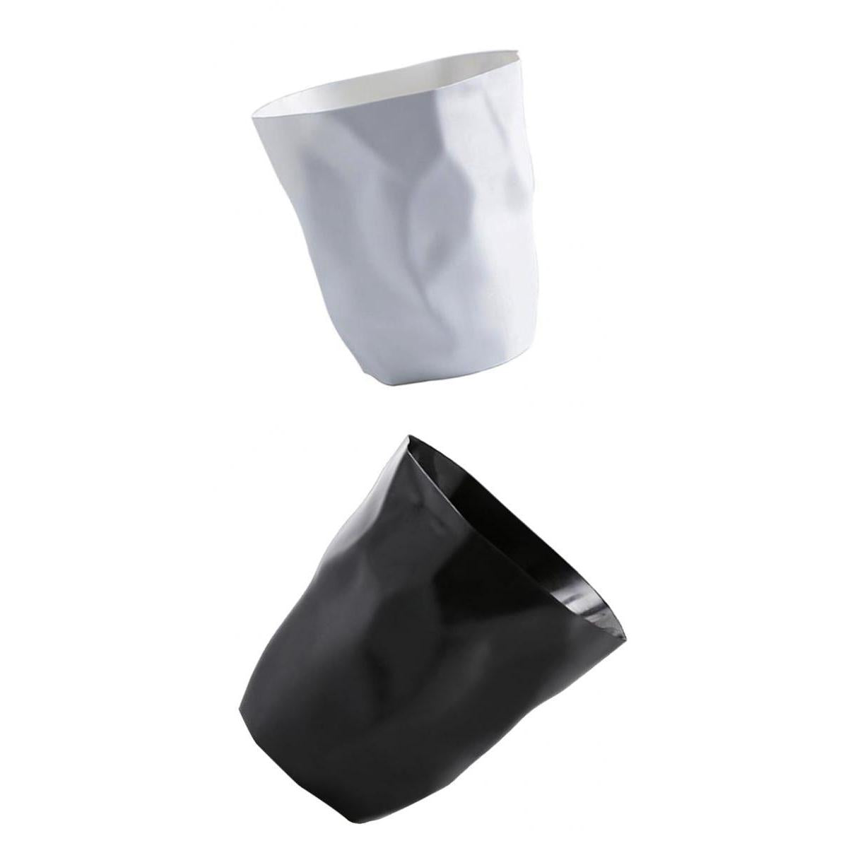 2x Large Size Irregular Trash Can Waste Dustbin for Home Office Car