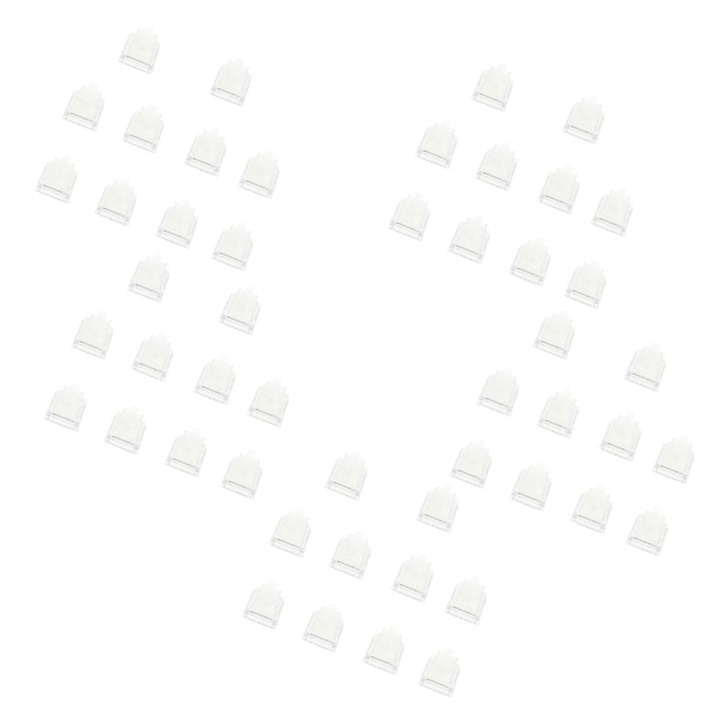 50x Jewelry Tray Finger Ring Display Stand Holder Ring Showcase Transparent