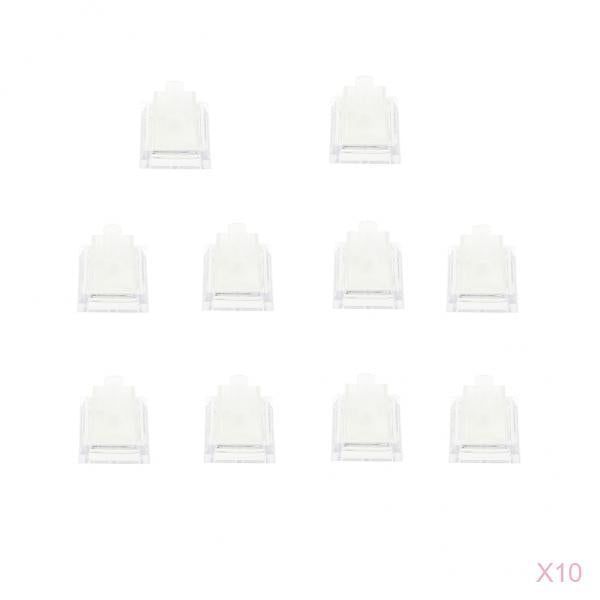 100x Clear Jewelry Tray Finger Ring Display Stand Holder Ring Showcase
