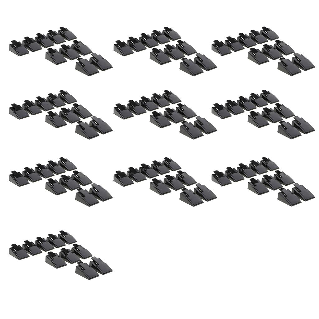 100x Black Jewelry Tray Finger Ring Display Stand Holder Ring Showcase