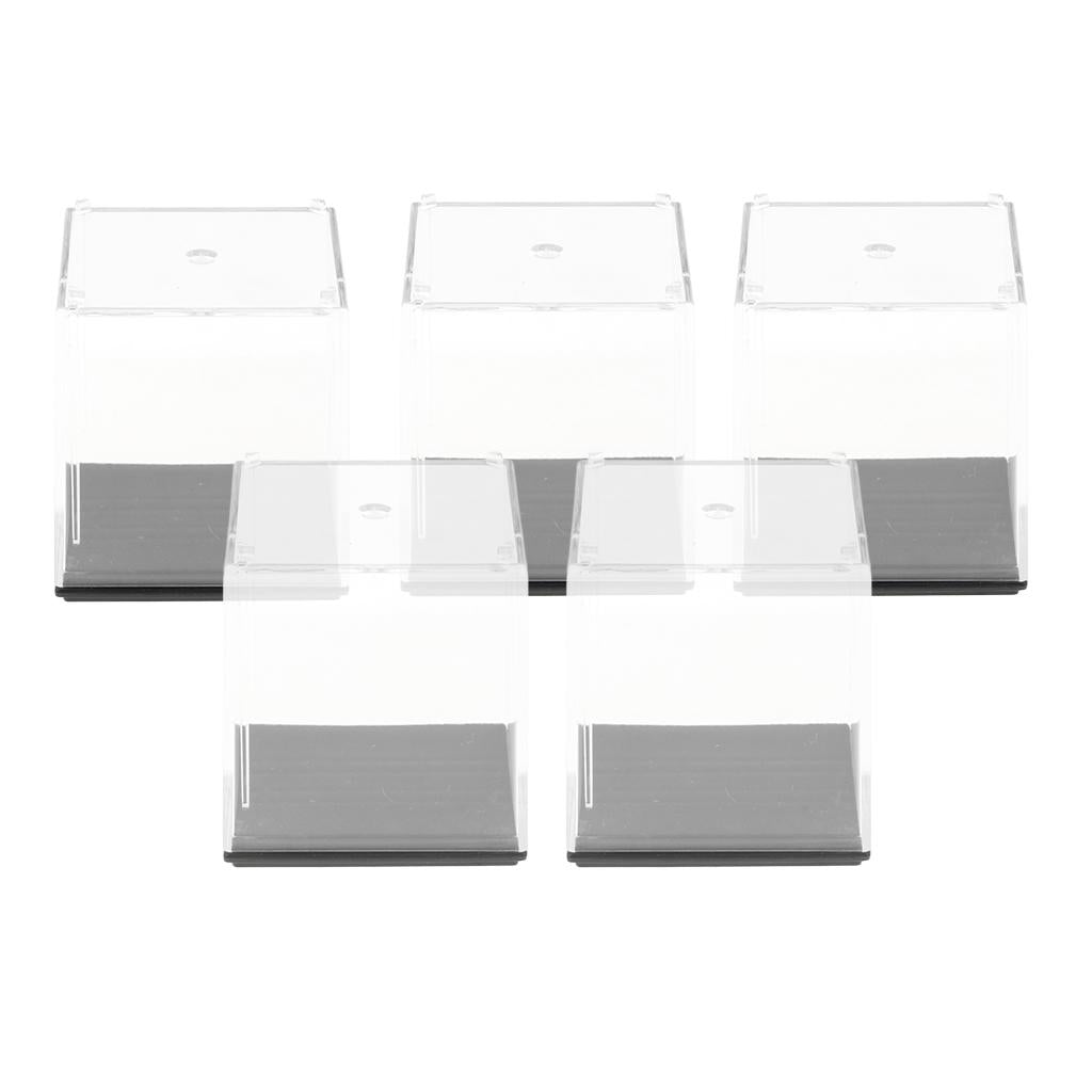 5x Acrylic Display Case Dust-Proof Protection Display Box for Model 5x5x5cm