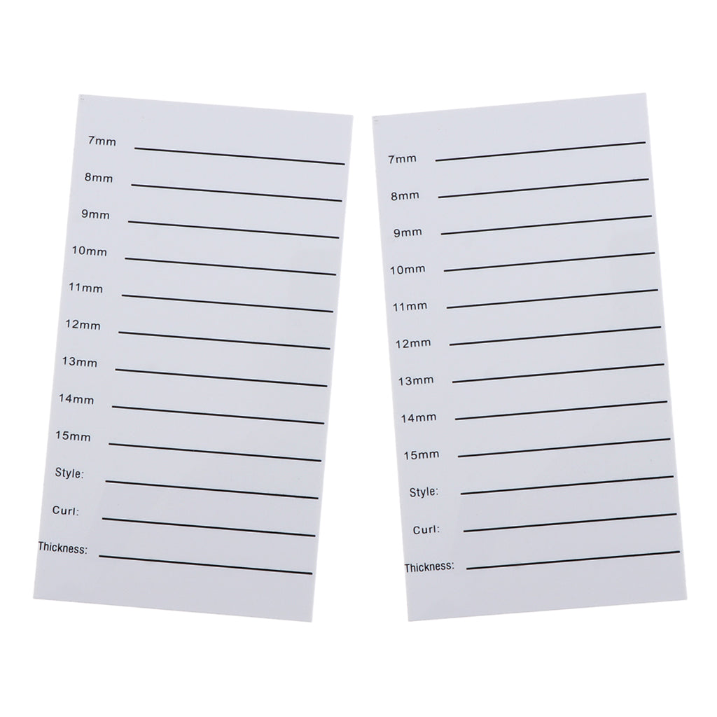 2x Plastic Eyelash Extension Tray Glue Pallet Holder Lash Plate Stand Board