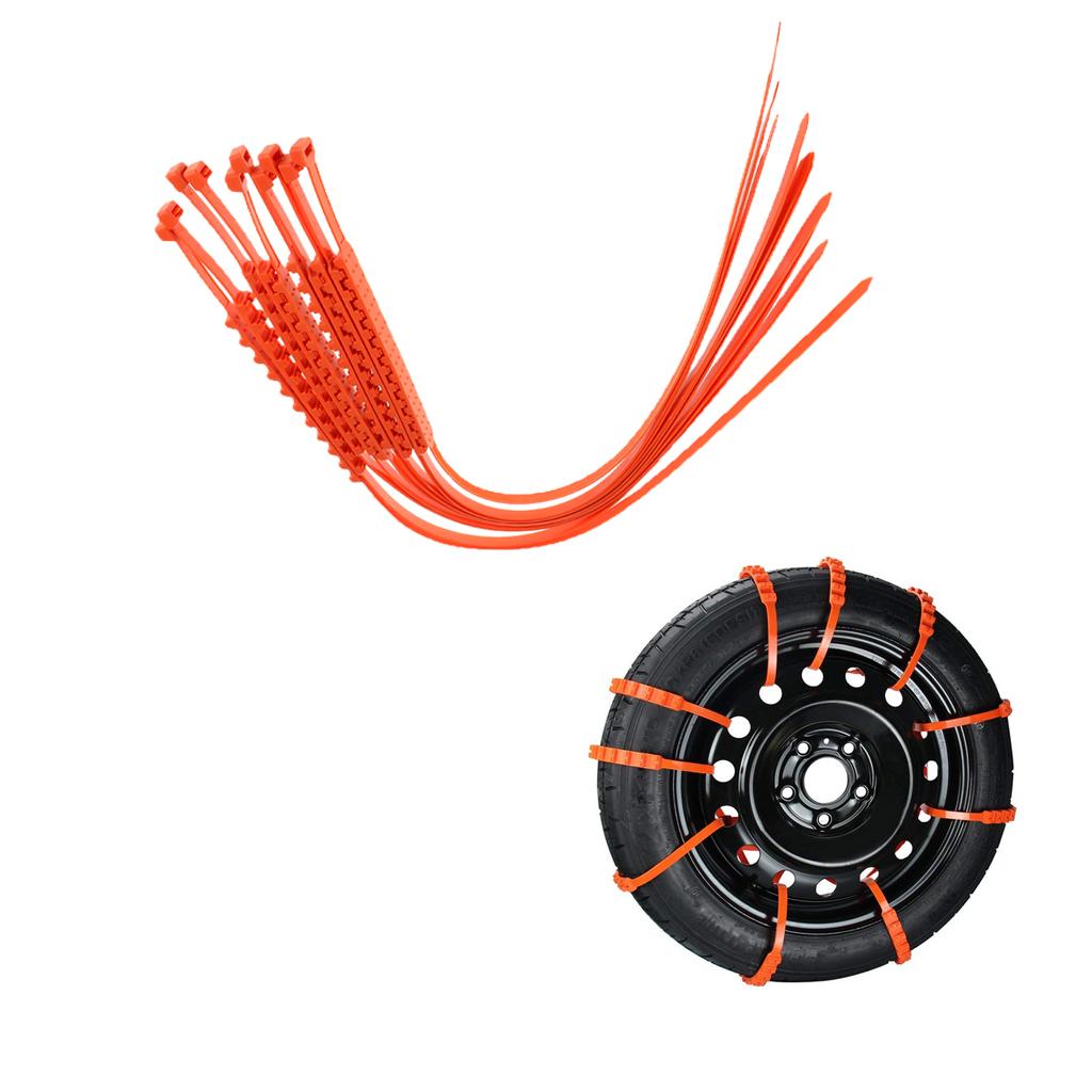 20 PCS Snow Tire Chain Anti-skid Chains for Car Truck SUV Winter Driving