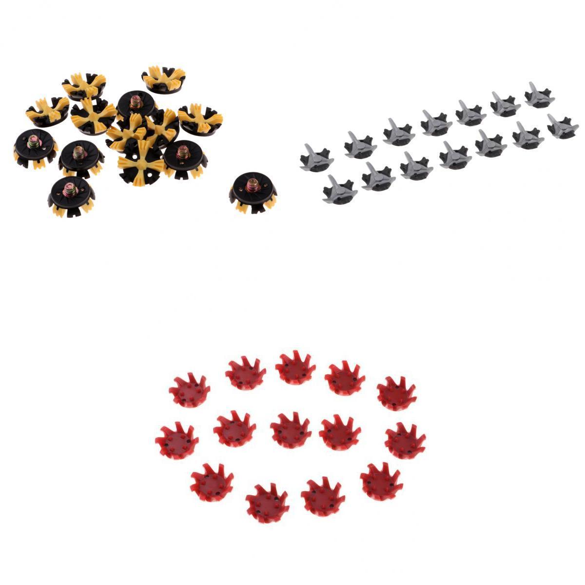 42 Pieces Replacement Sports Golf Shoe Spikes Cleat Metal Screw Thread Studs