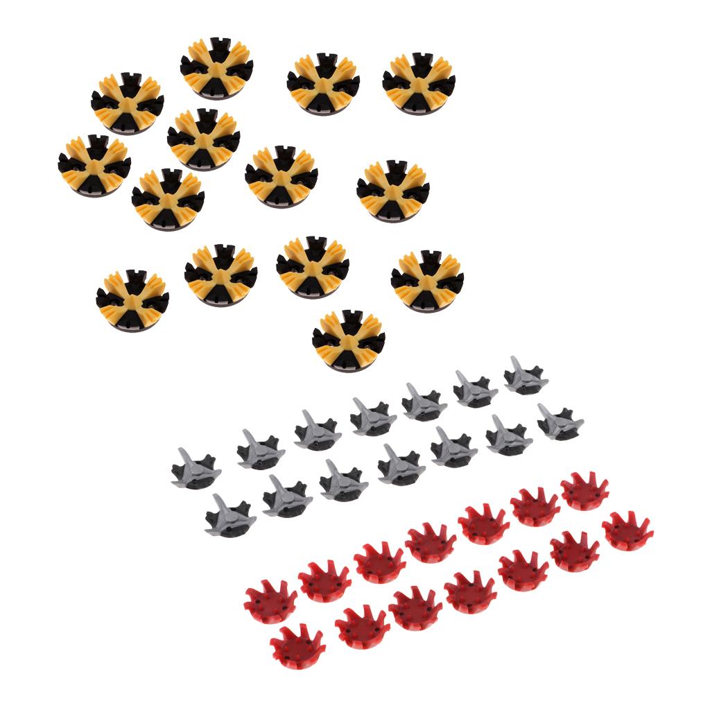 42 Pieces Replacement Sports Golf Shoe Spikes Cleat Metal Screw Thread Studs