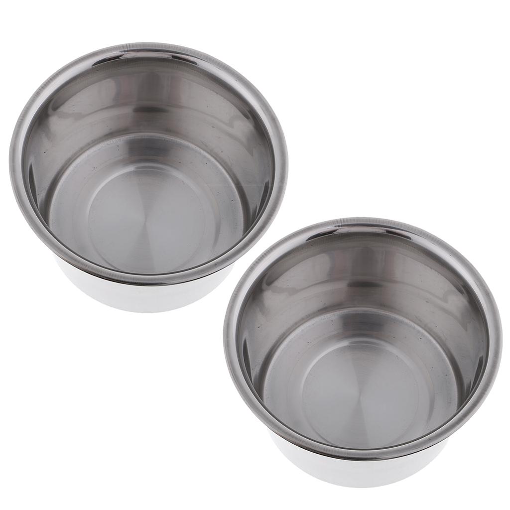2x Stainless Steel Wax Melting Pot Double Boiler Base for Candle Soap Making