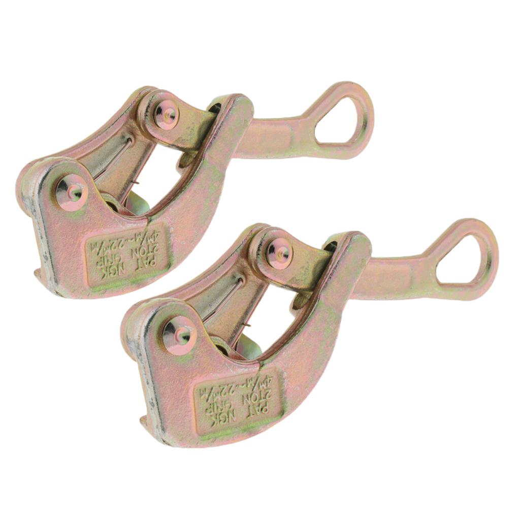 2pcs Insulated Wire Grip Clamp Wire Pulling Tightening Tool 2 Tons Load