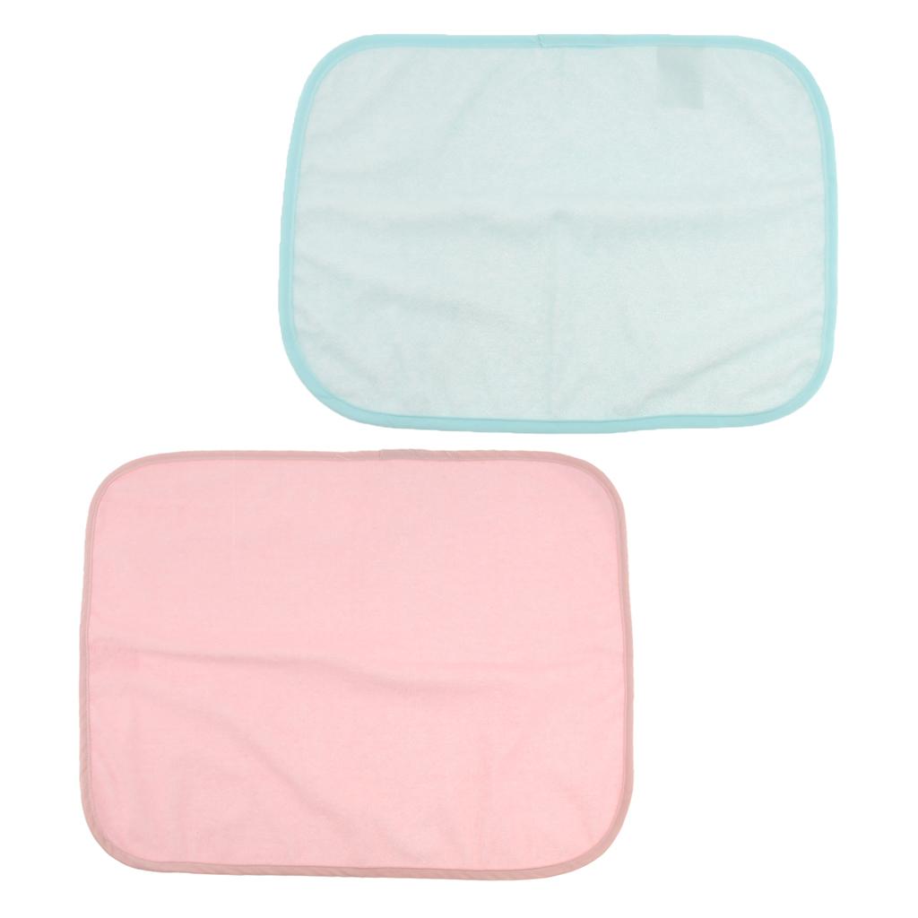 2Pcs Washable Bed Sheet Mattress Elderly Incontinence Pad Underpad Protector