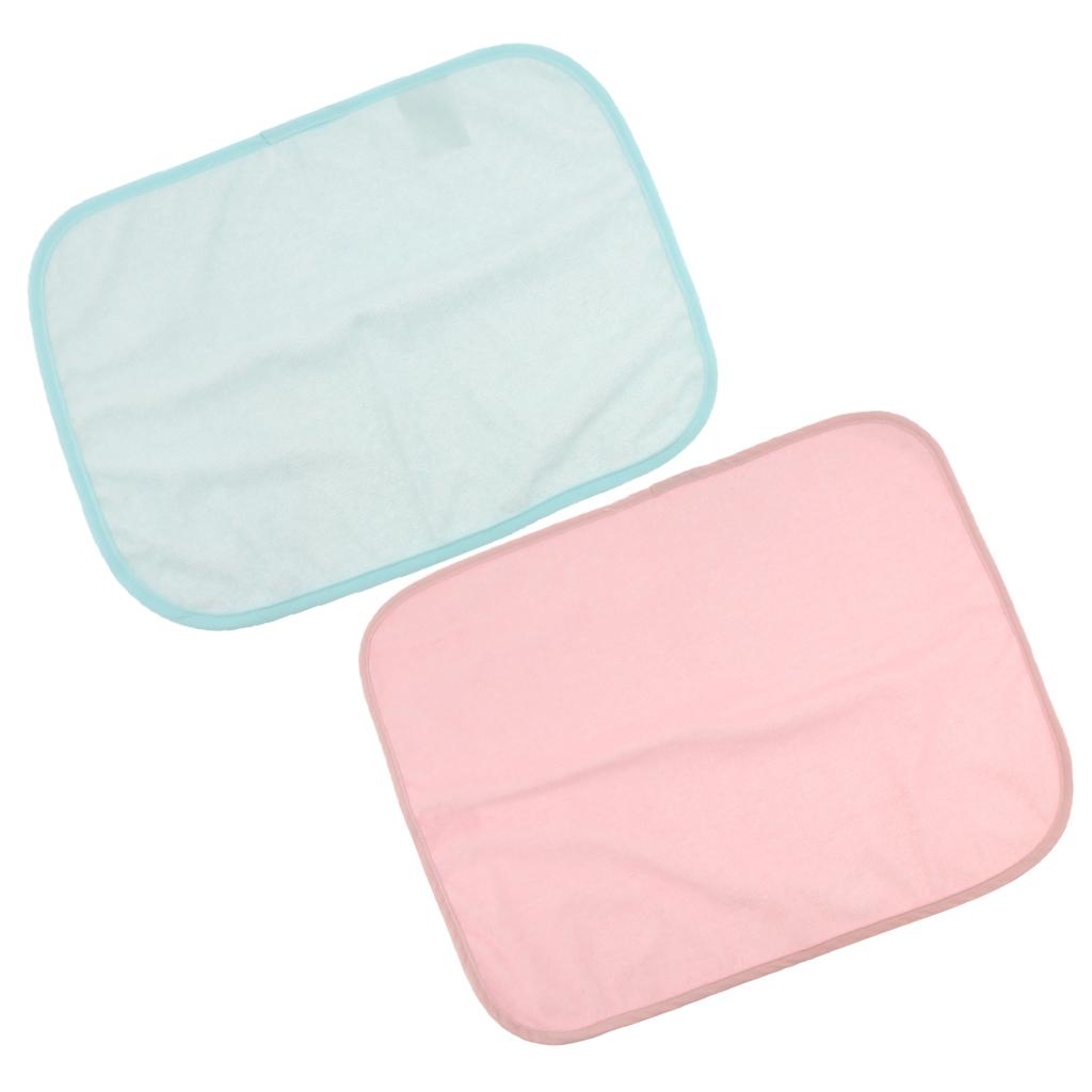 2Pcs Washable Bed Sheet Mattress Elderly Incontinence Pad Underpad Protector