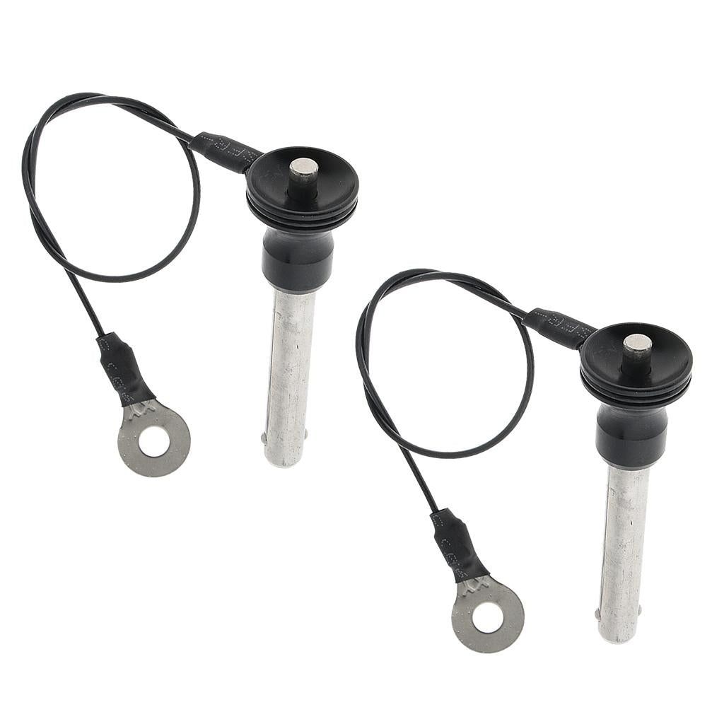 2 Pieces Stainless Steel Ball Lock Quick Release Pin Push Button 8mm-40mm