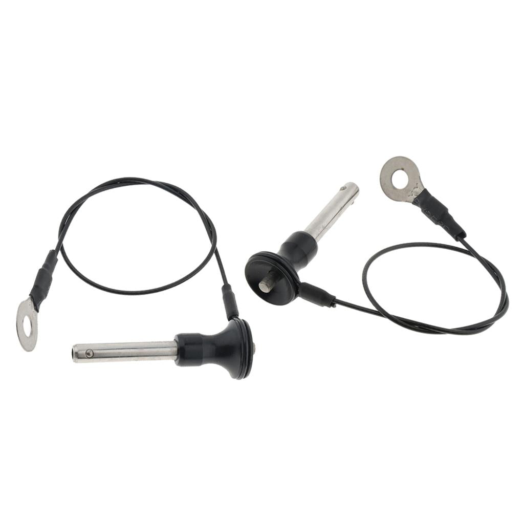 2 Pieces Stainless Steel Ball Lock Quick Release Pin Push Button 8mm-45mm