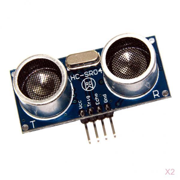 2PiecesHCSR04 Ultrasonic Distance Measuring Module Transducer Sensor