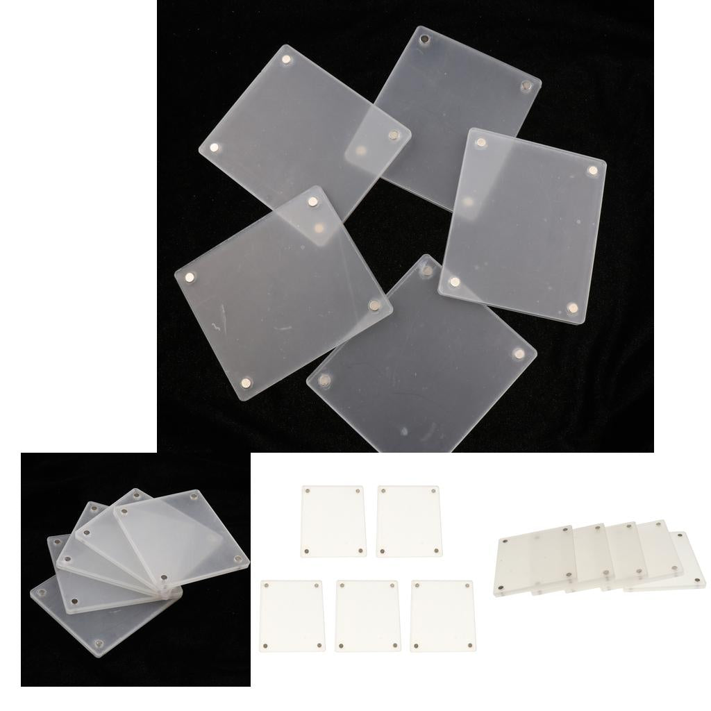 20 Pcs Acrylic Magnet Photo Frame Fridge Photo Display Holders for Fujifilm