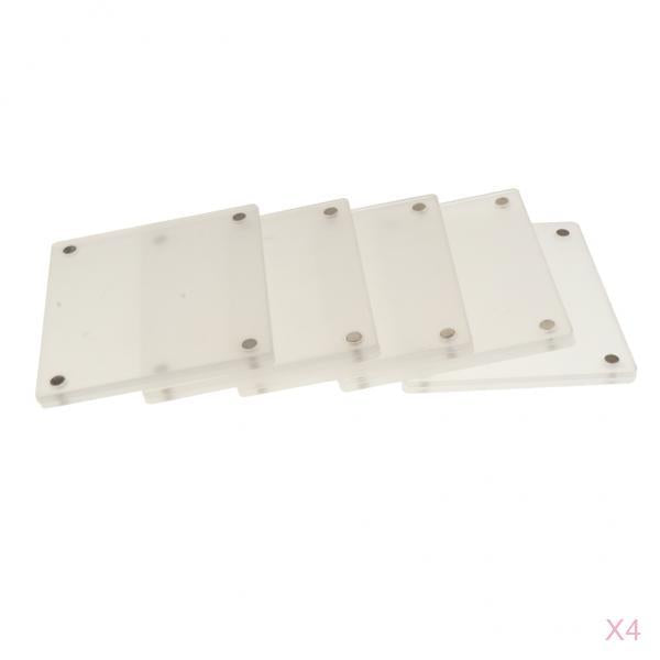 20 Pcs Acrylic Magnet Photo Frame Fridge Photo Display Holders for Fujifilm