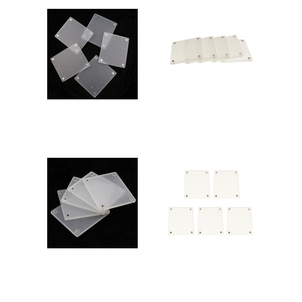 20 Pcs Acrylic Magnet Photo Frame Fridge Photo Display Holders for Fujifilm