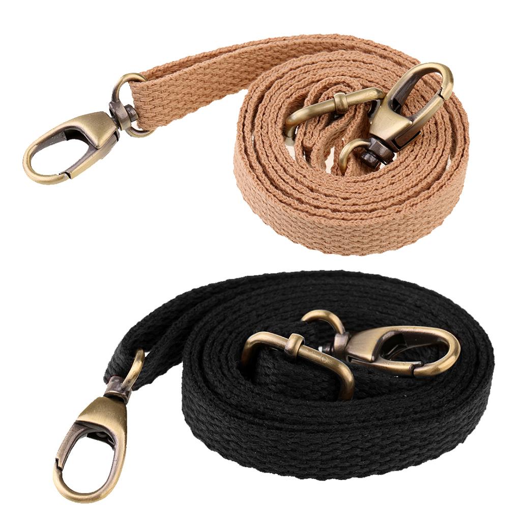 2PCS Adjustable Canvas Bag Handle Shoulder Bag Straps Replacement 1.2cm