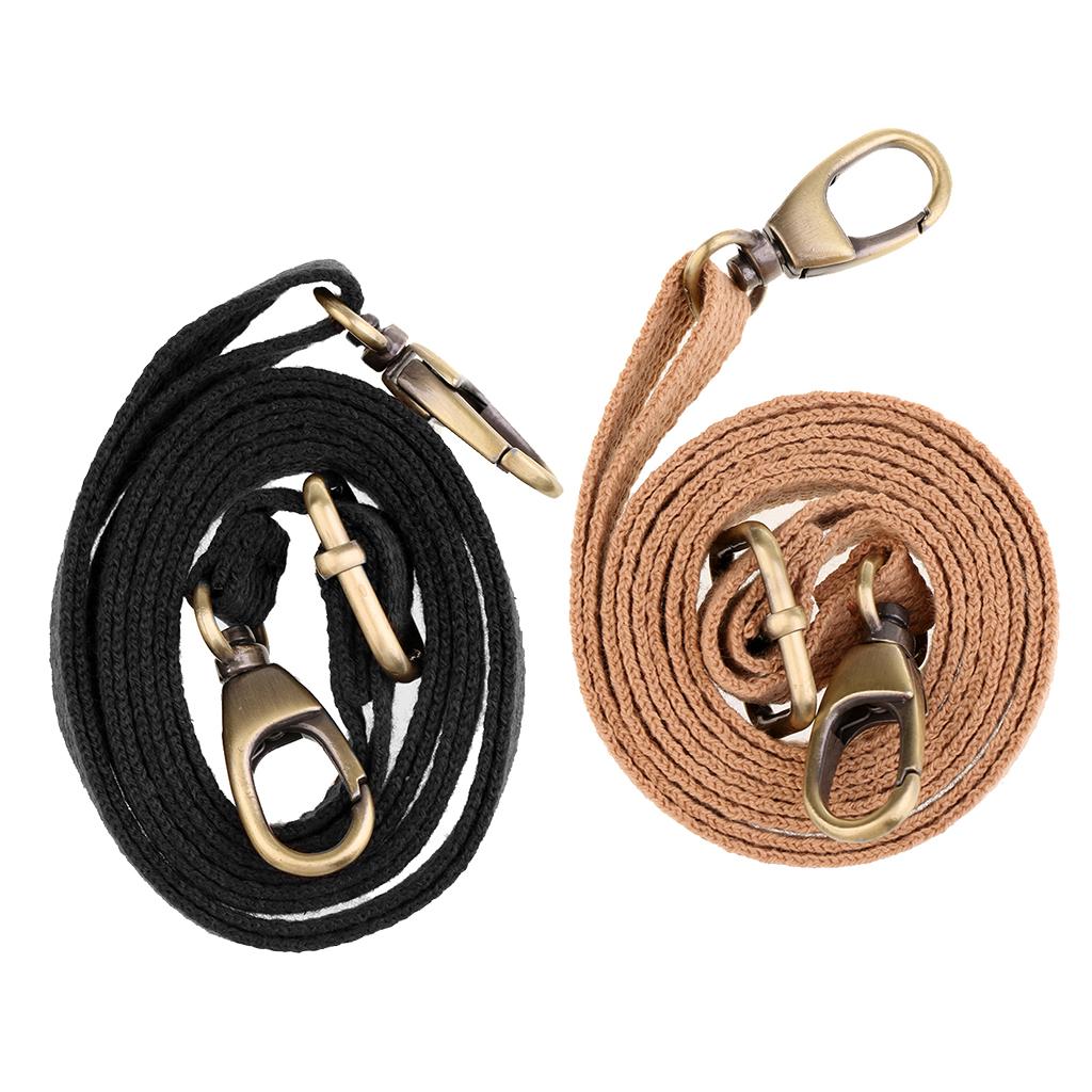 2PCS Adjustable Canvas Bag Handle Shoulder Bag Straps Replacement 1.2cm
