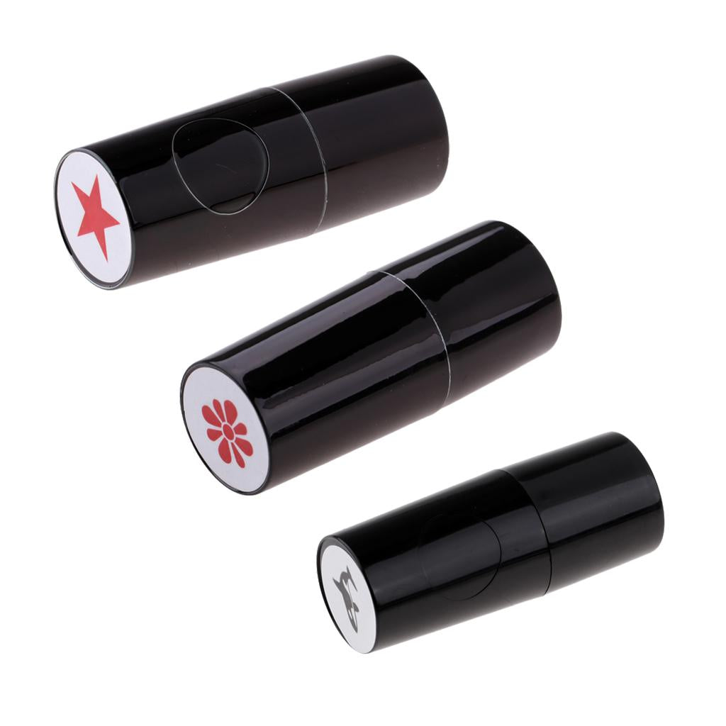 Colorfast Golf Ball Stamp Stamper Marker Seal Golfer Gift Keepsake 3pcs/Set