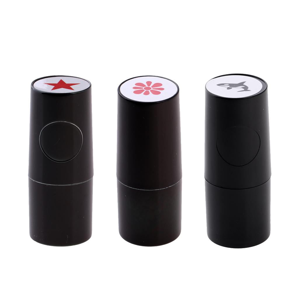 Colorfast Golf Ball Stamp Stamper Marker Seal Golfer Gift Keepsake 3pcs/Set