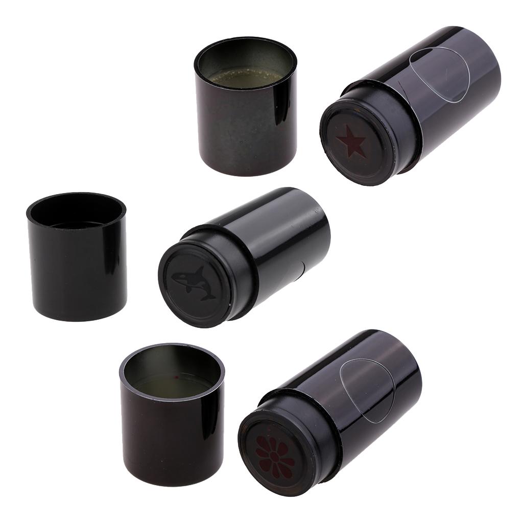 Colorfast Golf Ball Stamp Stamper Marker Seal Golfer Gift Keepsake 3pcs/Set