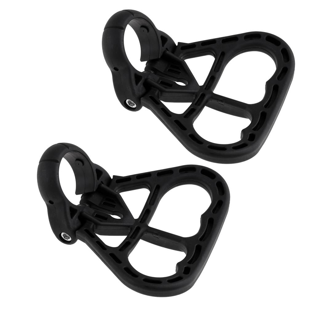 2pcs Scuba Diving Dive Cylinder Tank Handle Holder Grip Carrier Diver Black
