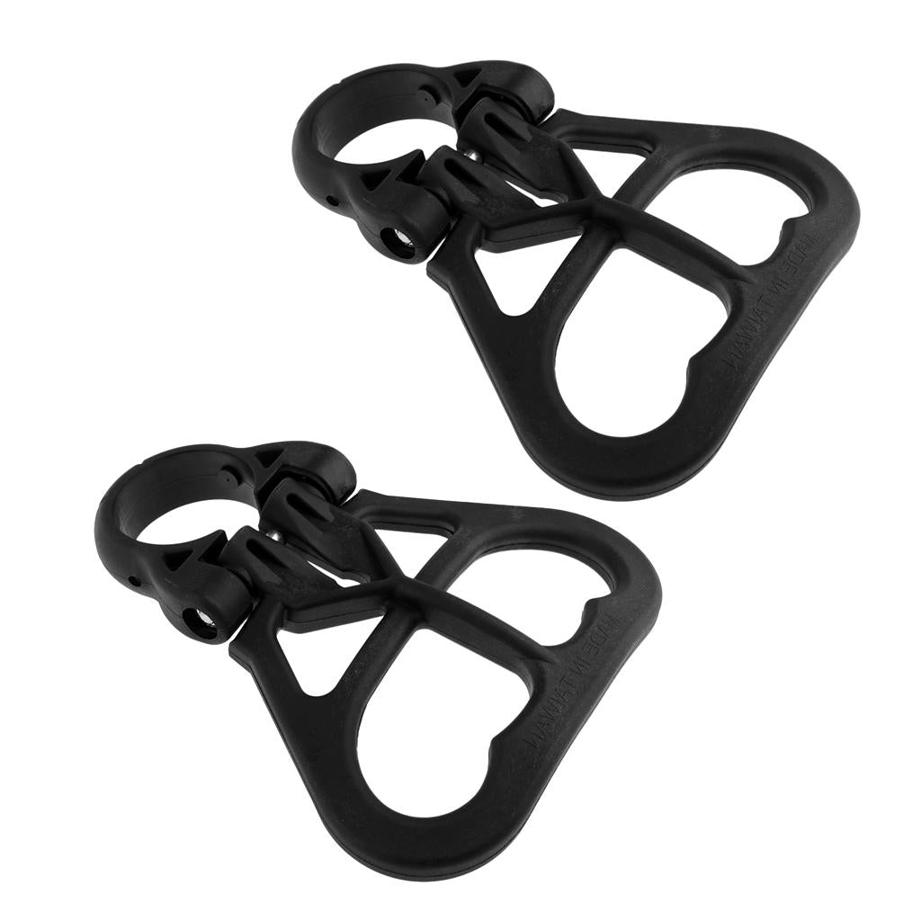 2pcs Scuba Diving Dive Cylinder Tank Handle Holder Grip Carrier Diver Black