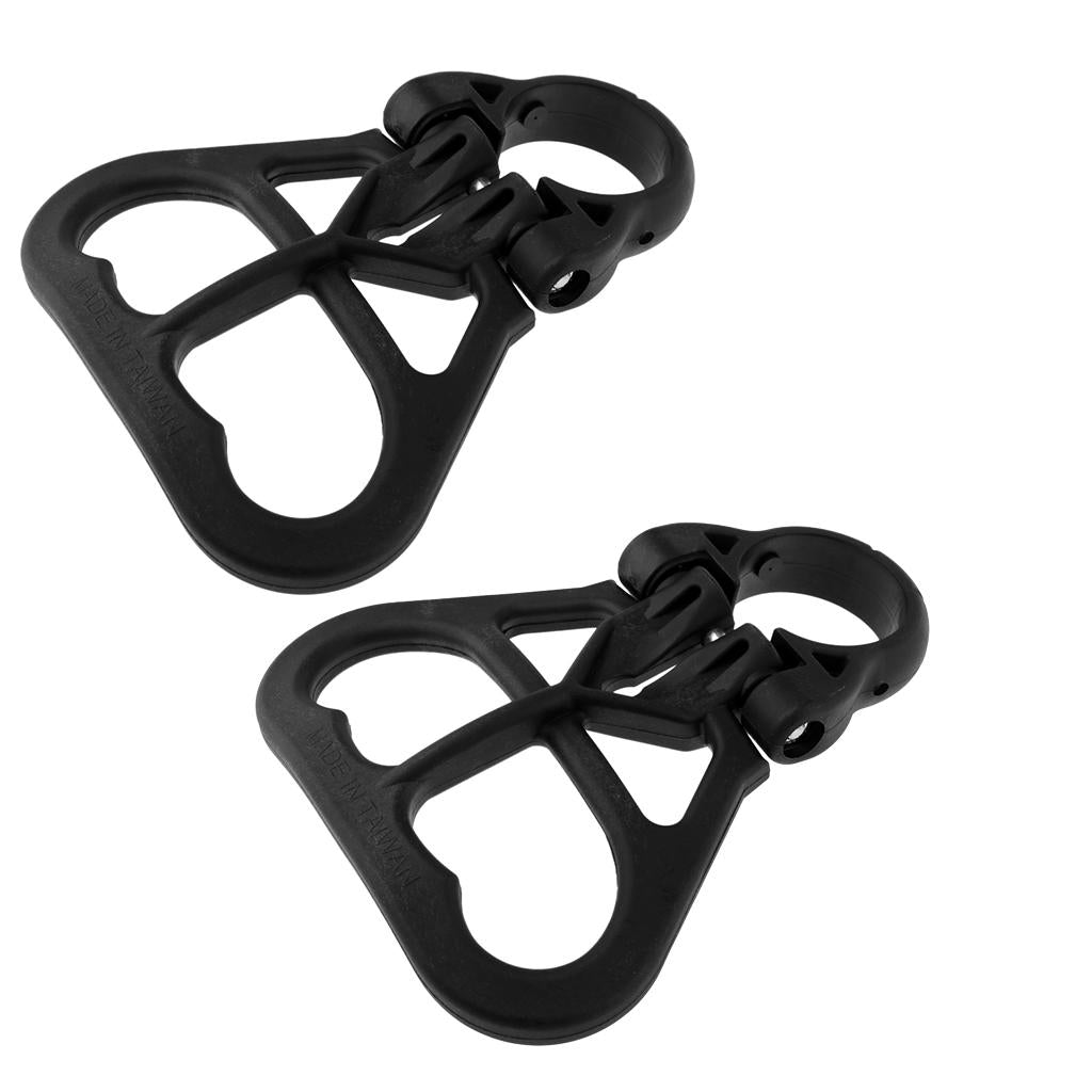 2pcs Scuba Diving Dive Cylinder Tank Handle Holder Grip Carrier Diver Black