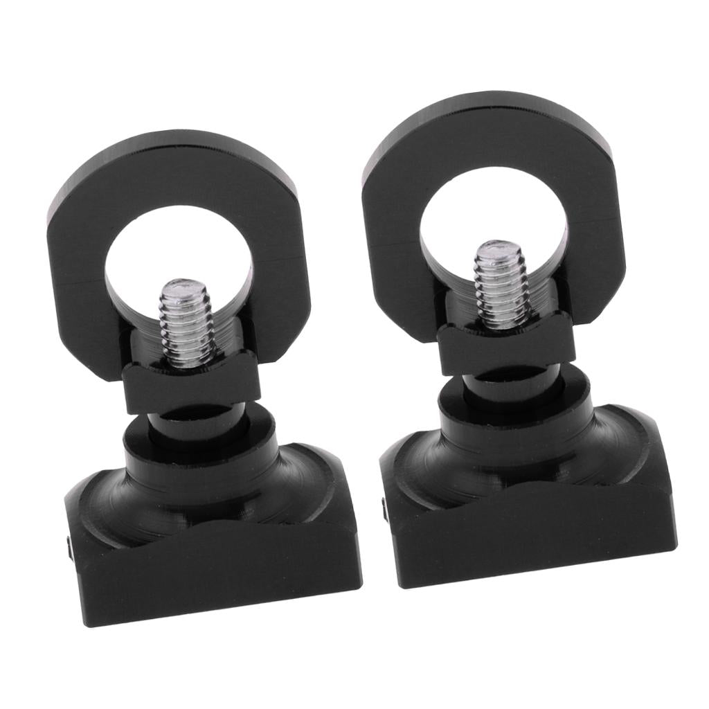 2 Pack Bike Chain Tensioner Adjuster Fastener for Folding Bike Bicycle Black