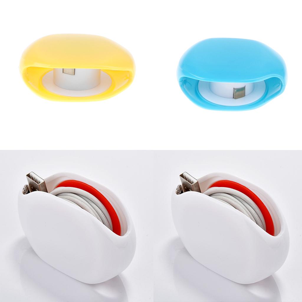2 Pcs Automatic Cable Winder Cord Organizer Holder for Headphones
