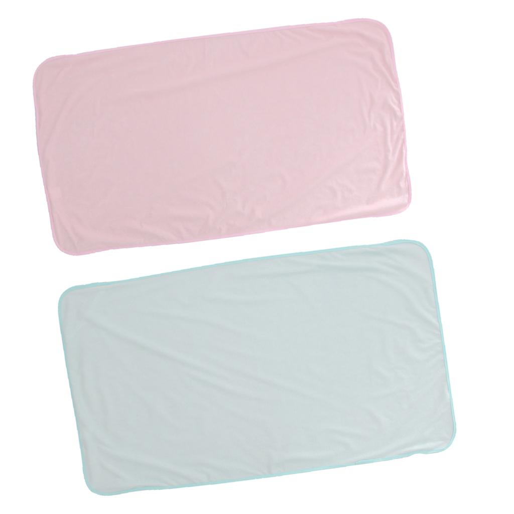 2Pcs Washable Bed Sheet Elderly Incontinence Pad Underpad Protector 70x120cm