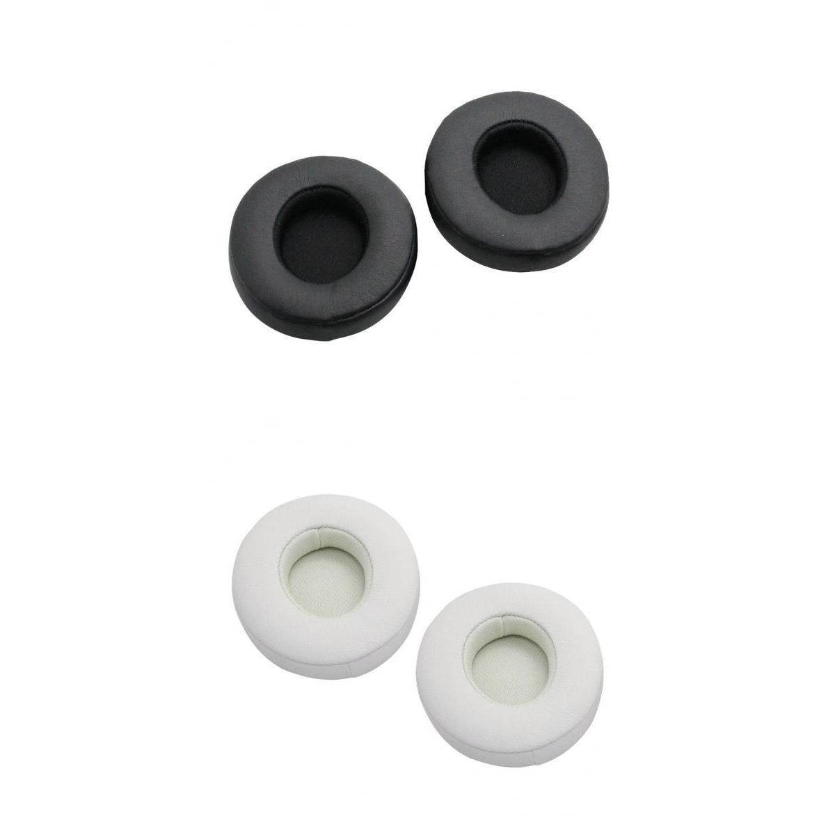 2Pair Ear Pads Cushions Replacement for Beats Solo 2 Solo 3 Black & White