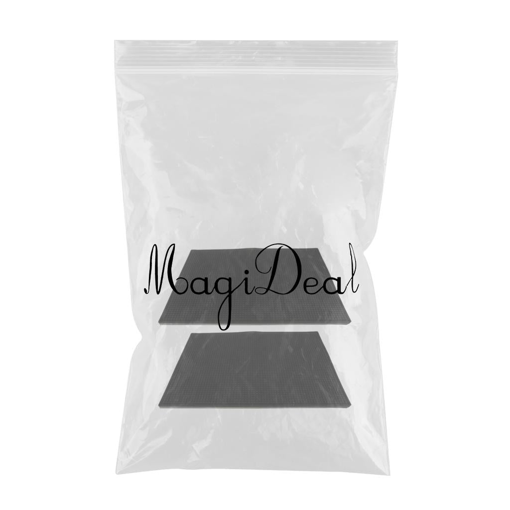 2x Rubber Bar Service Mat Water Proof PVC Mat Kitchen Glass Coaster 30x45CM