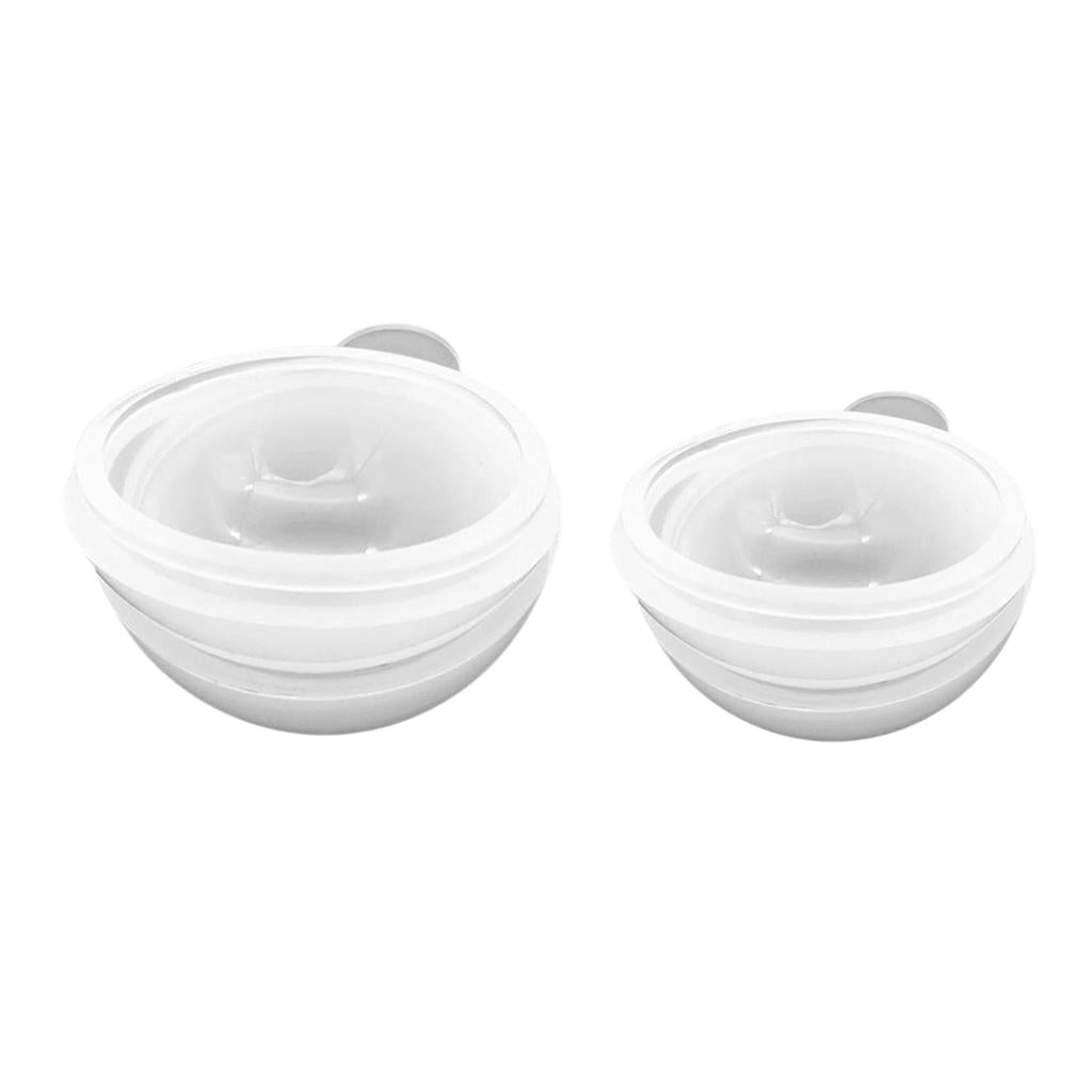 2Pcs Sphere Ball Shape Silicone Mold Mould for Resin Casting DIY Ornament