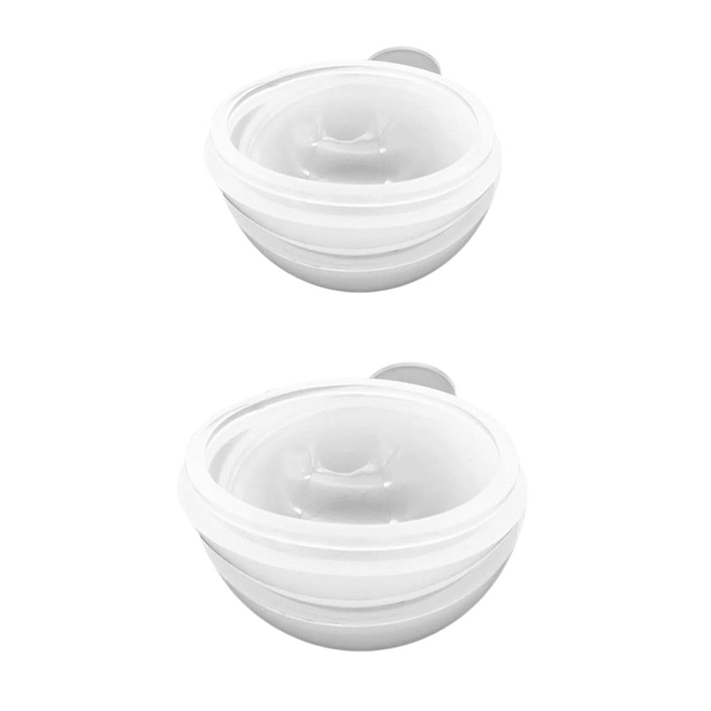 2Pcs Sphere Ball Shape Silicone Mold Mould for Resin Casting DIY Ornament
