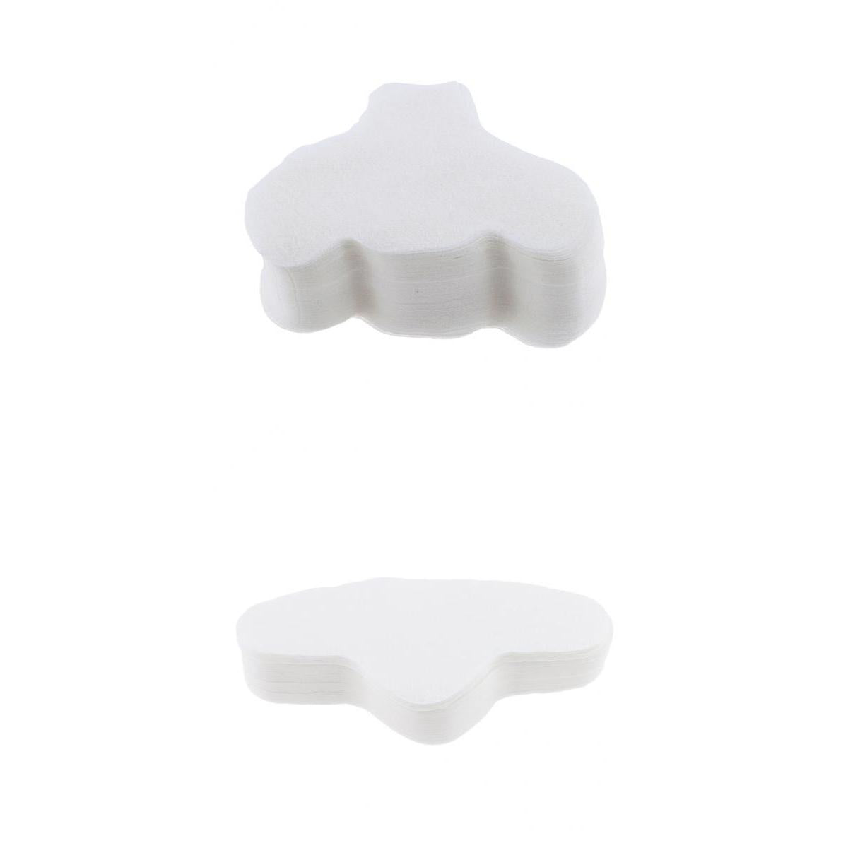 200Pcs Disposable Nose-Shaped Cotton Pad DIY Nose Mask Skin Care Paper Sheet