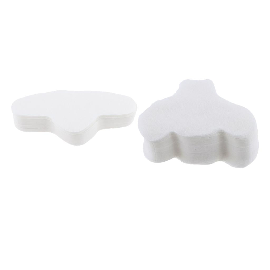 200Pcs Disposable Nose-Shaped Cotton Pad DIY Nose Mask Skin Care Paper Sheet