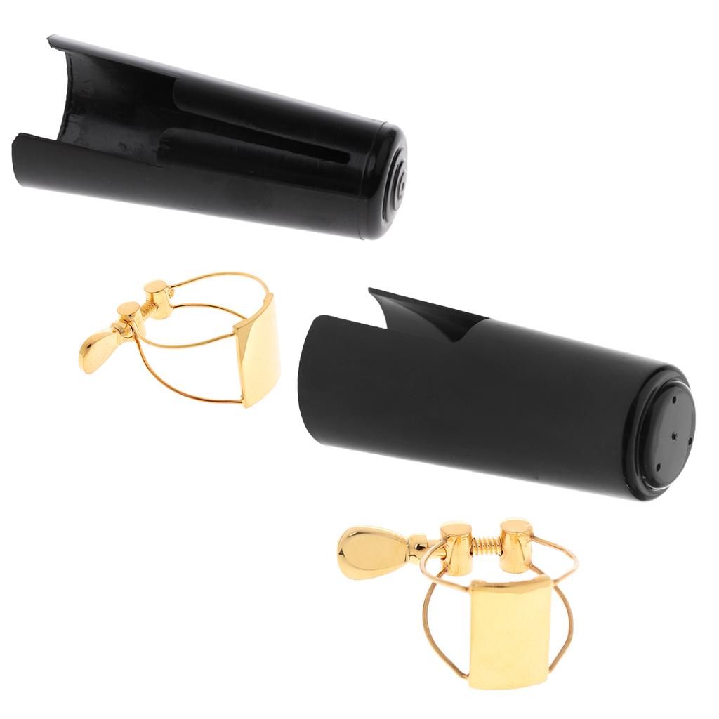 Alto Soprano Saxophone Ligature with Cap for Woodwind Instrument Parts
