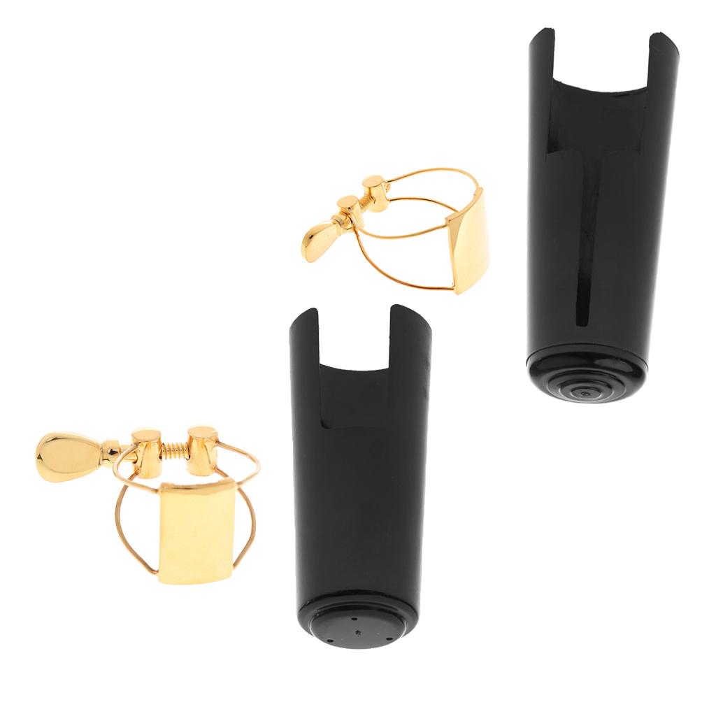 Alto Soprano Saxophone Ligature with Cap for Woodwind Instrument Parts