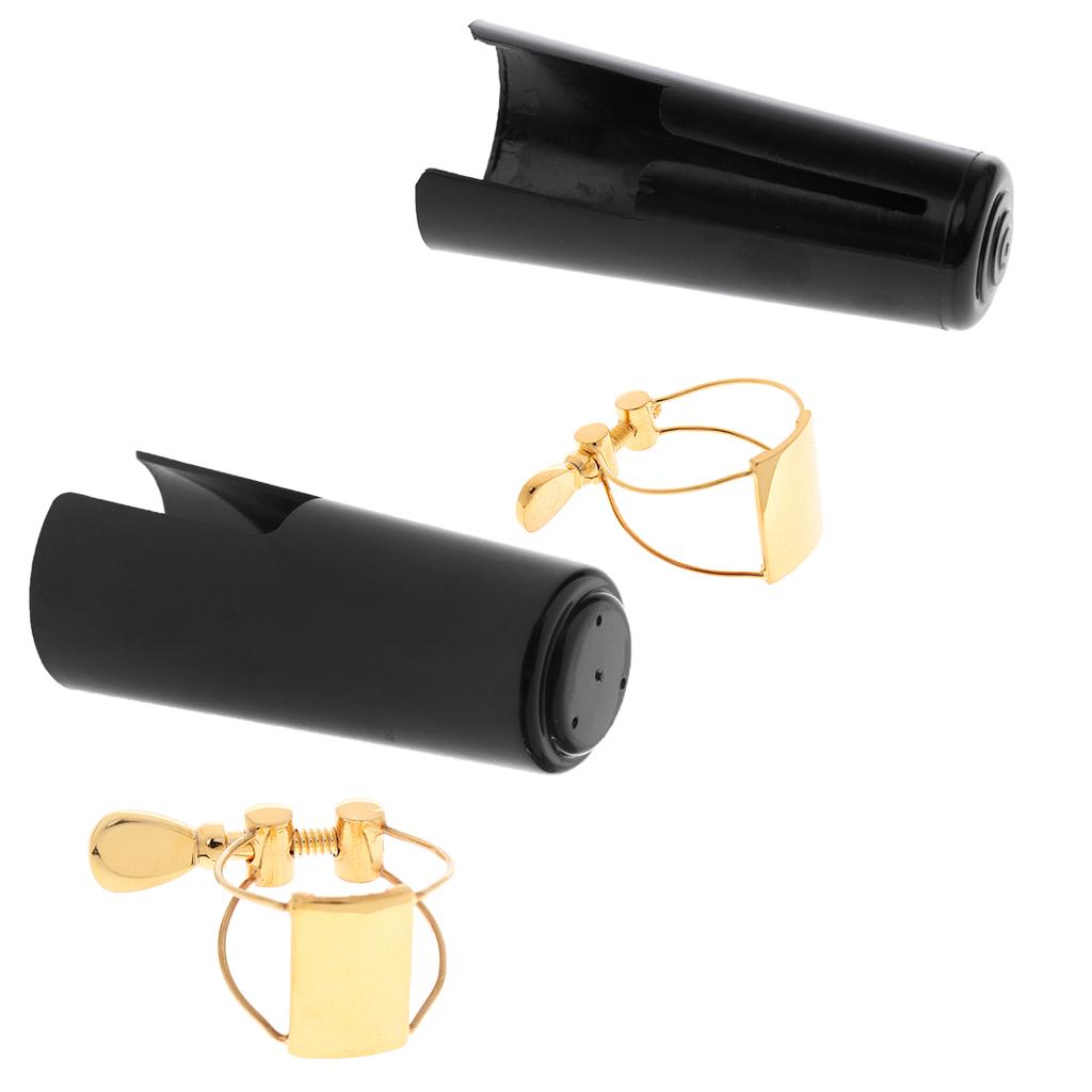 Alto Soprano Saxophone Ligature with Cap for Woodwind Instrument Parts