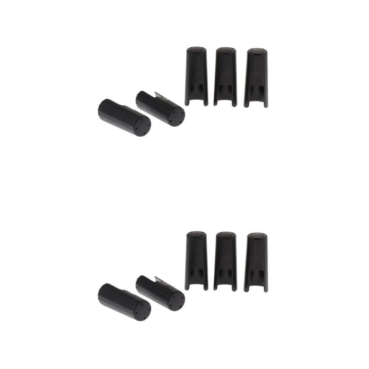 10 Pieces Saxophone Mouthpiece Cap Buckle Patches Pad Cap for Alto Tenor Sax