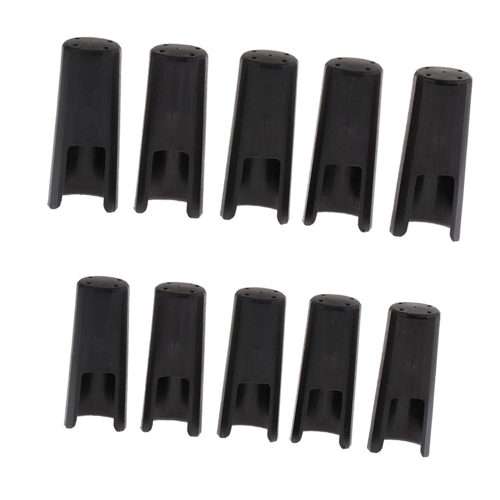 10 Pieces Saxophone Mouthpiece Cap Buckle Patches Pad Cap for Alto Tenor Sax