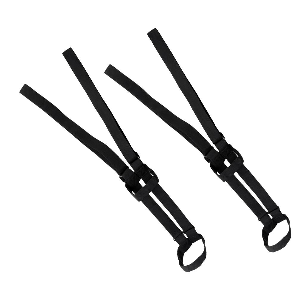2Pieces Adjustable Backpack Shoulder Belt Carrier Ski Tote Ski Strap Webbing