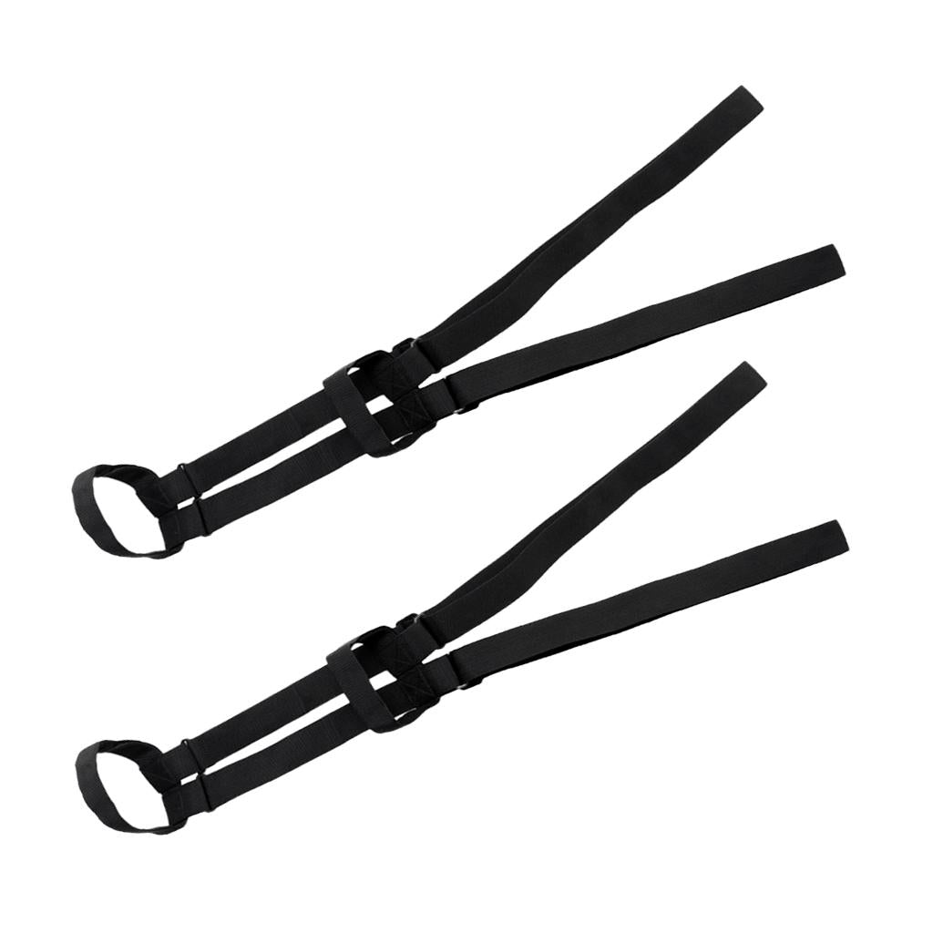 2Pieces Adjustable Backpack Shoulder Belt Carrier Ski Tote Ski Strap Webbing
