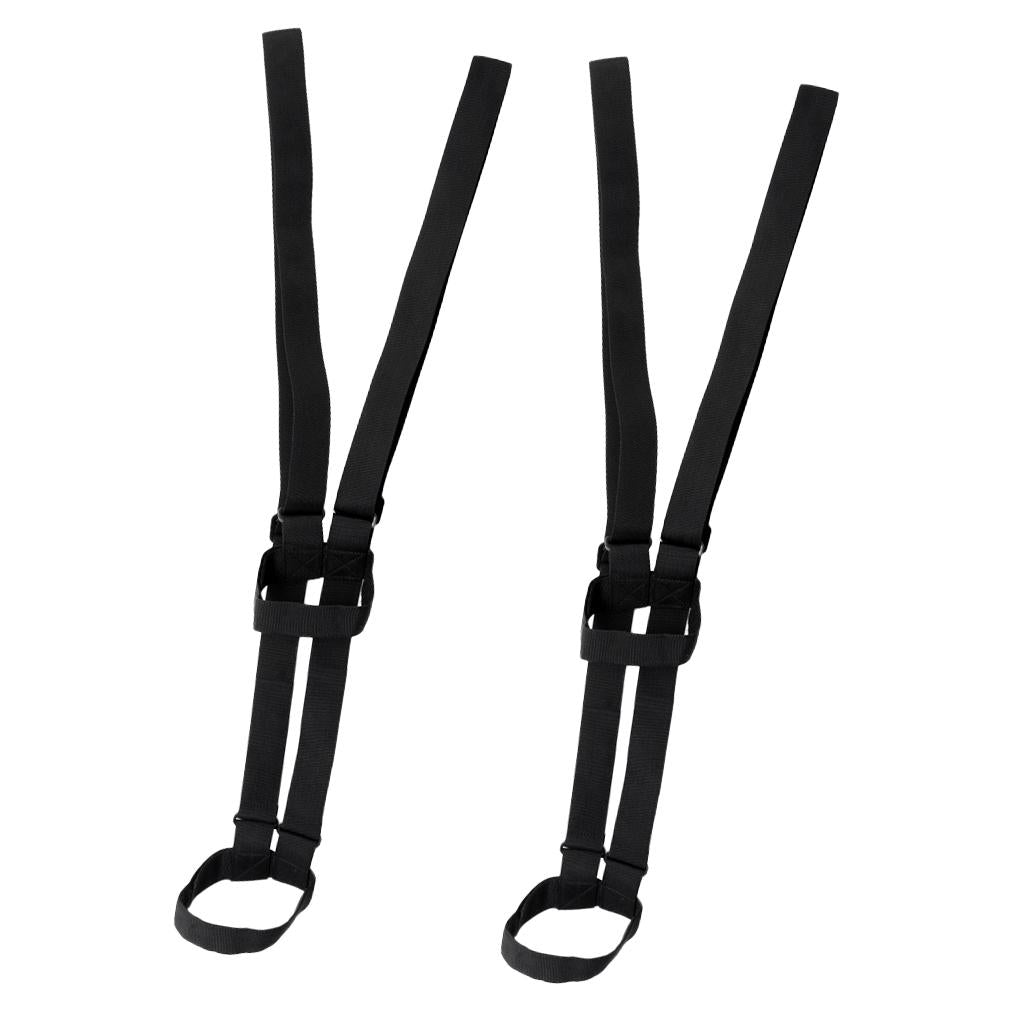 2Pieces Adjustable Backpack Shoulder Belt Carrier Ski Tote Ski Strap Webbing