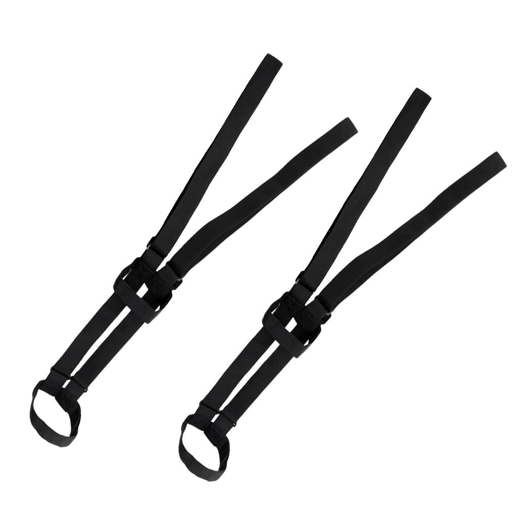 2Pieces Adjustable Backpack Shoulder Belt Carrier Ski Tote Ski Strap Webbing