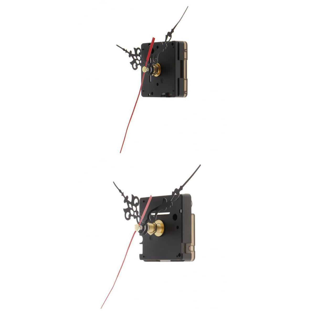 2 Set Clock Movement for Quartz Wall Clock Repair Black Mixed